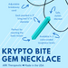 ARK chewable UNISEX Krypto-Bite  Gem Necklace - My Sensory Store