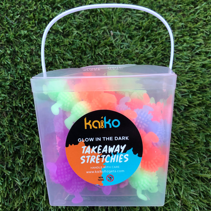 Stretchy Caterpillars in 'Takeaway' Box - My Sensory Store