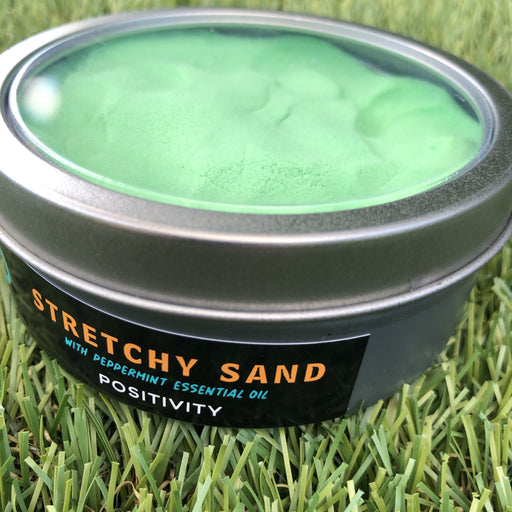 Essential Oil Stretchy Sand in metal tin - My Sensory Store
