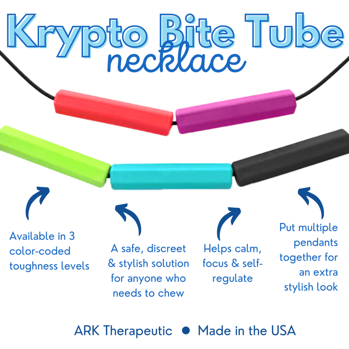 ARK Unisex Krypto-Bite Chewable TUBE Necklace - My Sensory Store